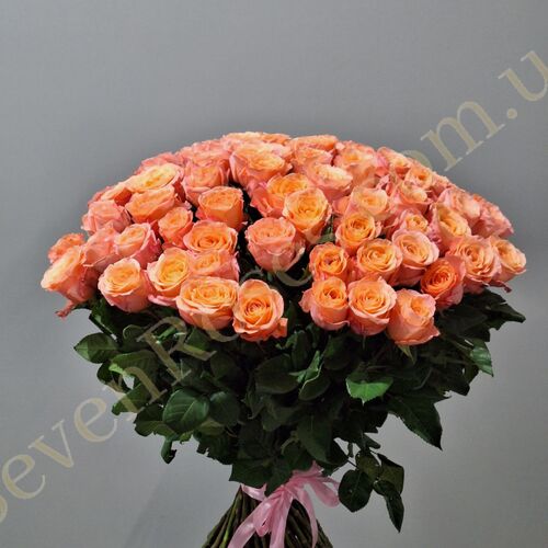 75 троянд Lady Margaret 80см