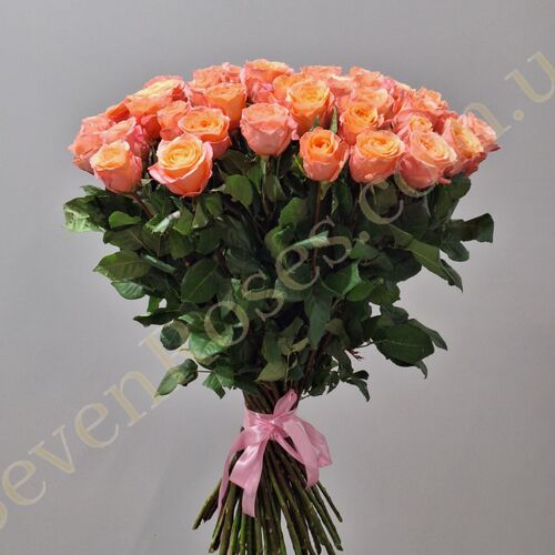 45 троянд Lady Margaret 80см