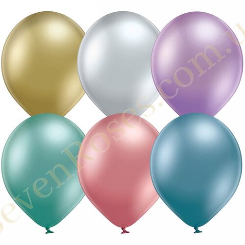 Латексные воздушные шары В105 (Хром Glossy) в ассортименте
